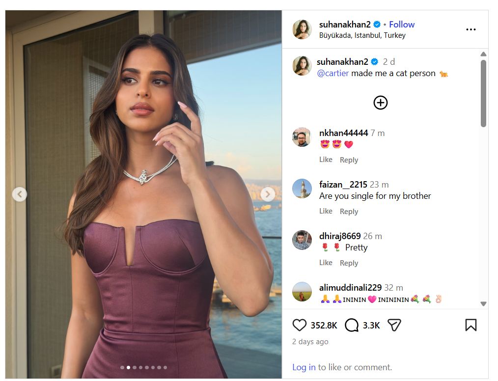 Suhana Khan Instagram
